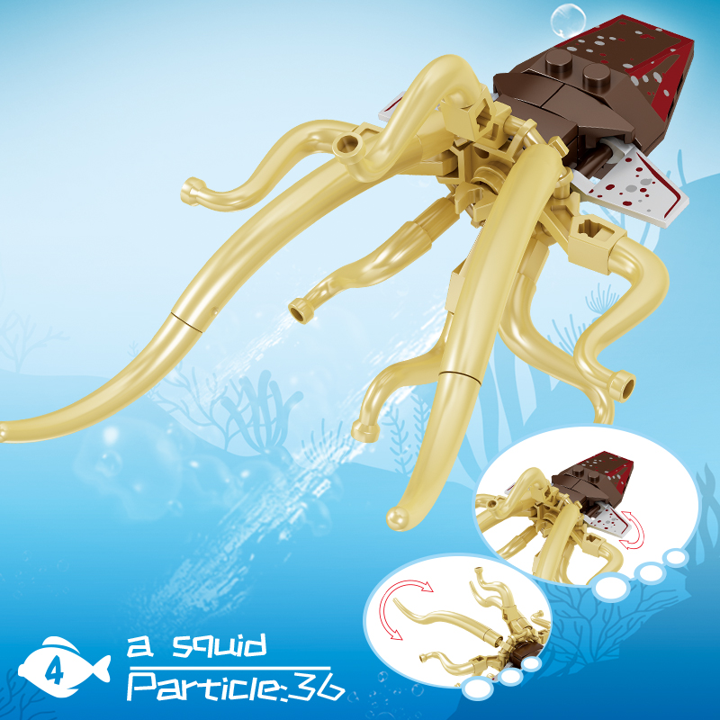 Tech Diving Accessories - سلسلة عالم المحيط: مكعبات بناء مصغرة