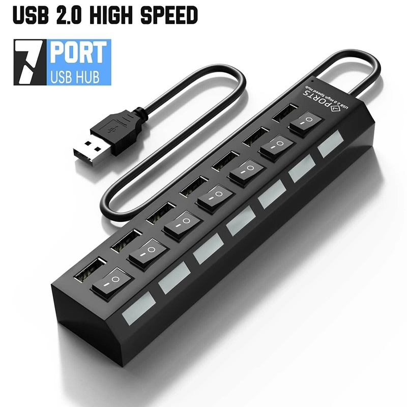 Usb Hub 7 Port - موزع يو إس بي 3.0 متعدد