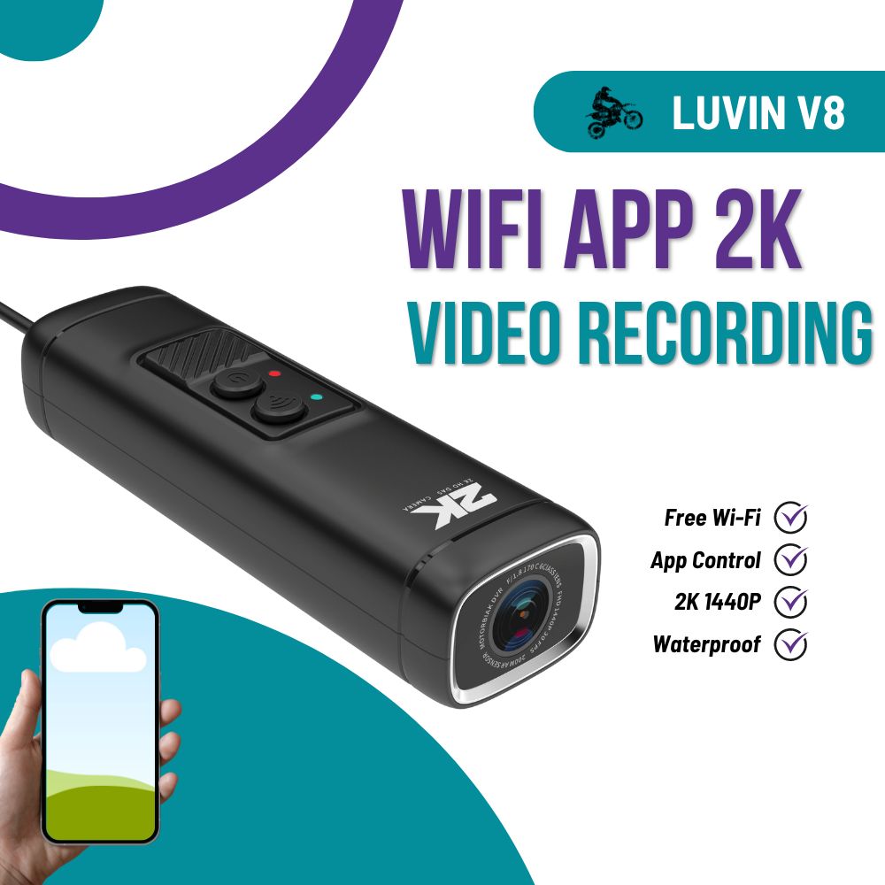Tech Accessories Box - Freedconn-كاميرا دراجة نارية مقاومة للماء ،