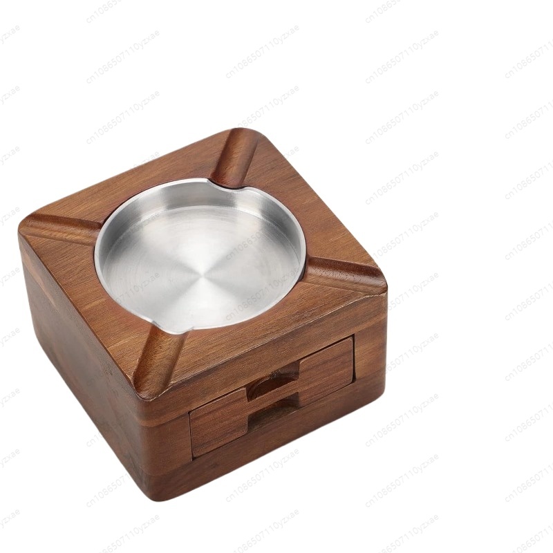 Tech Accessories For A Tablet - منفضة سجائر سيجار خشبية مع حامل