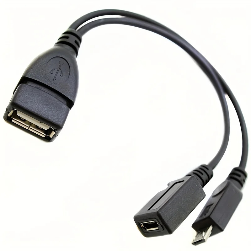 Tech Accessories For A Tablet - محول مقسم OTG USB إلى Micro