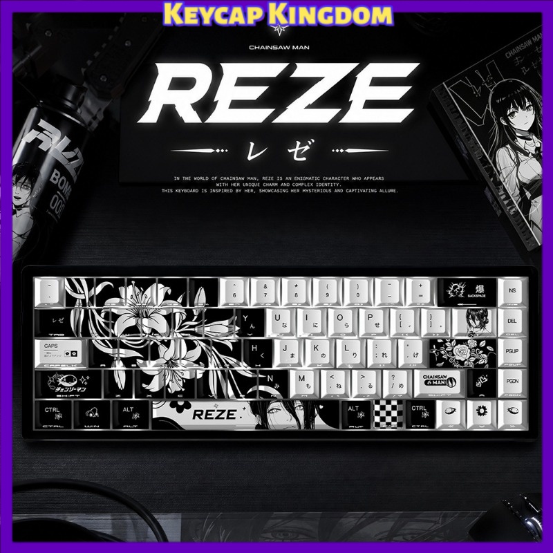 Tech Gaming Accessories - أغطية مفاتيح أنيمي جديدة من طراز