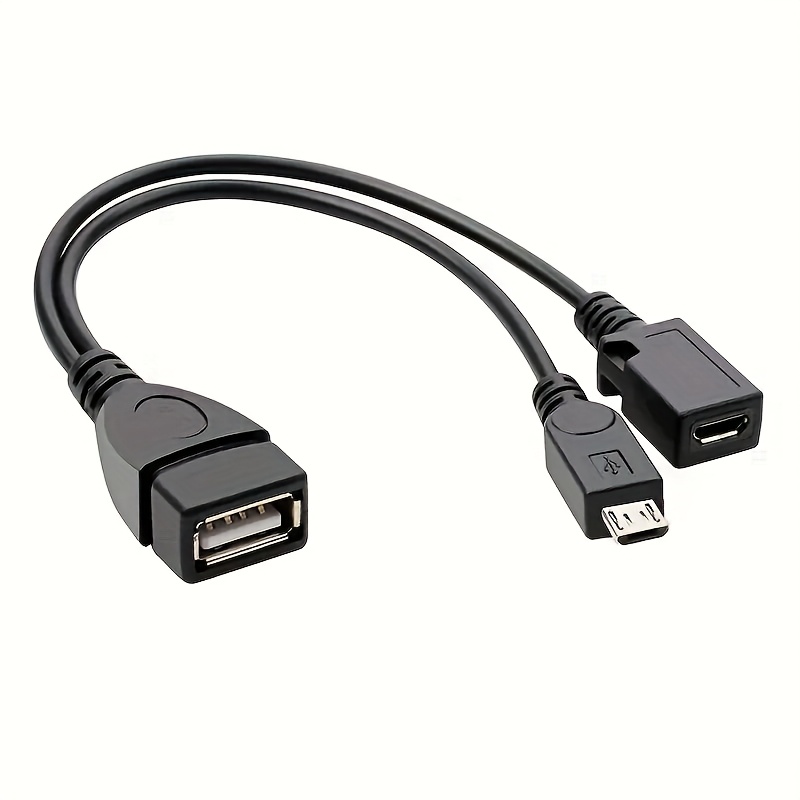 Tech Accessories For A Tablet - محول مقسم OTG USB إلى Micro
