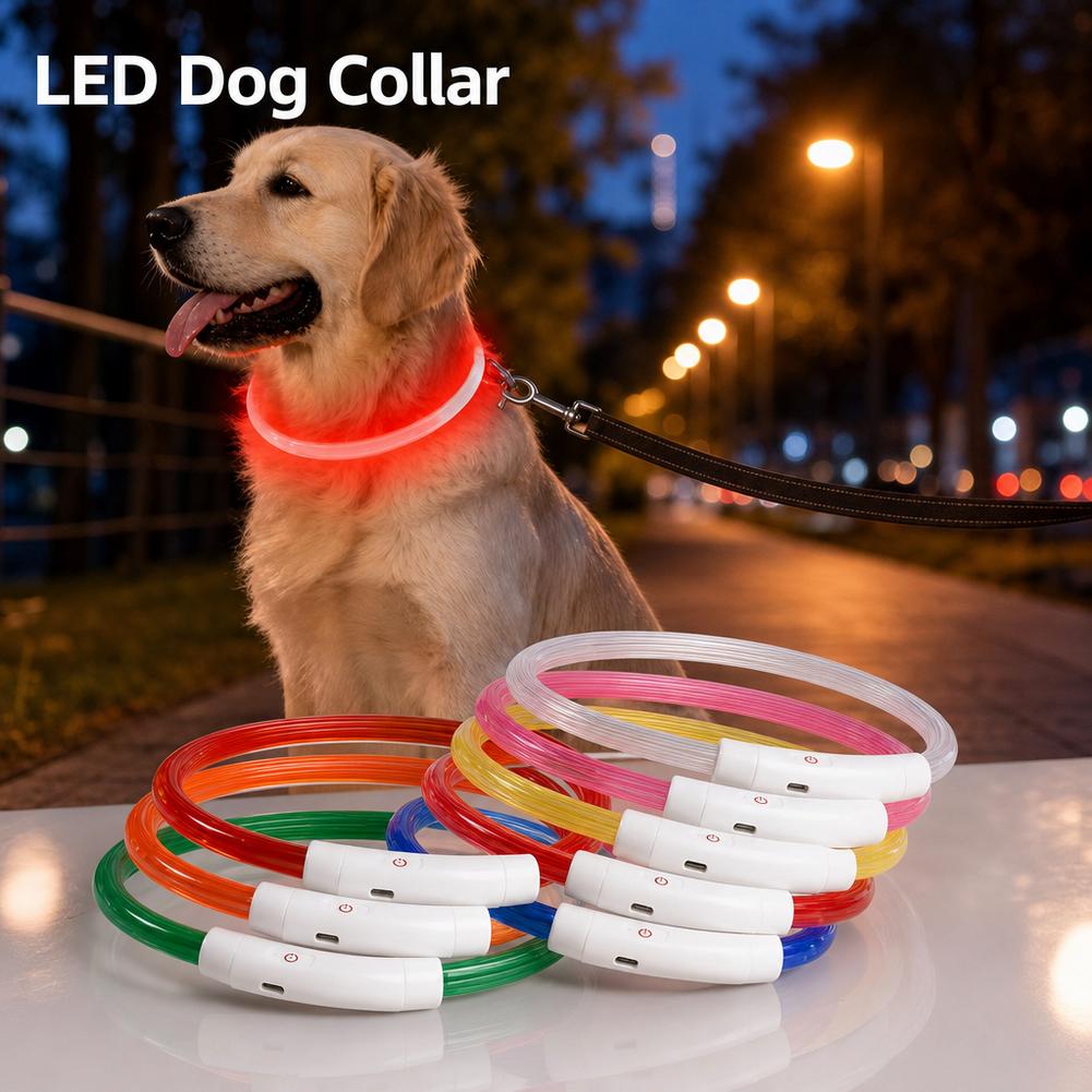طوق مضيء للكلاب مقاوم للماء، ط - مراجعة Tech Dog Accessories وسعره