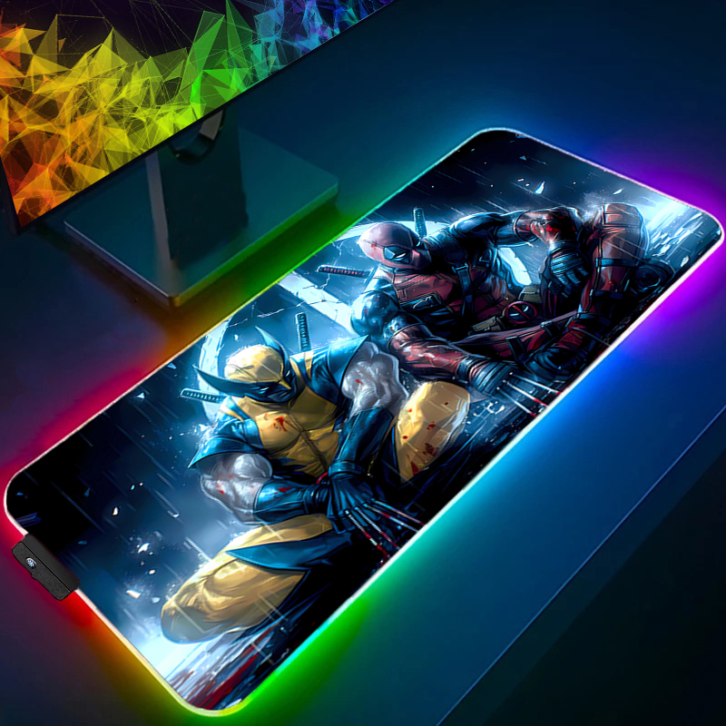 لوحة ماوس LED للألعاب بإضاءة خ - مراجعة Tech Gaming Accessories وسعره