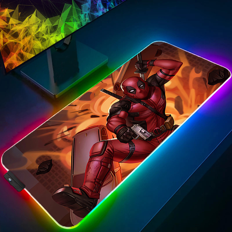 لوحة ماوس LED للألعاب بإضاءة خ - مراجعة Tech Gaming Accessories وسعره