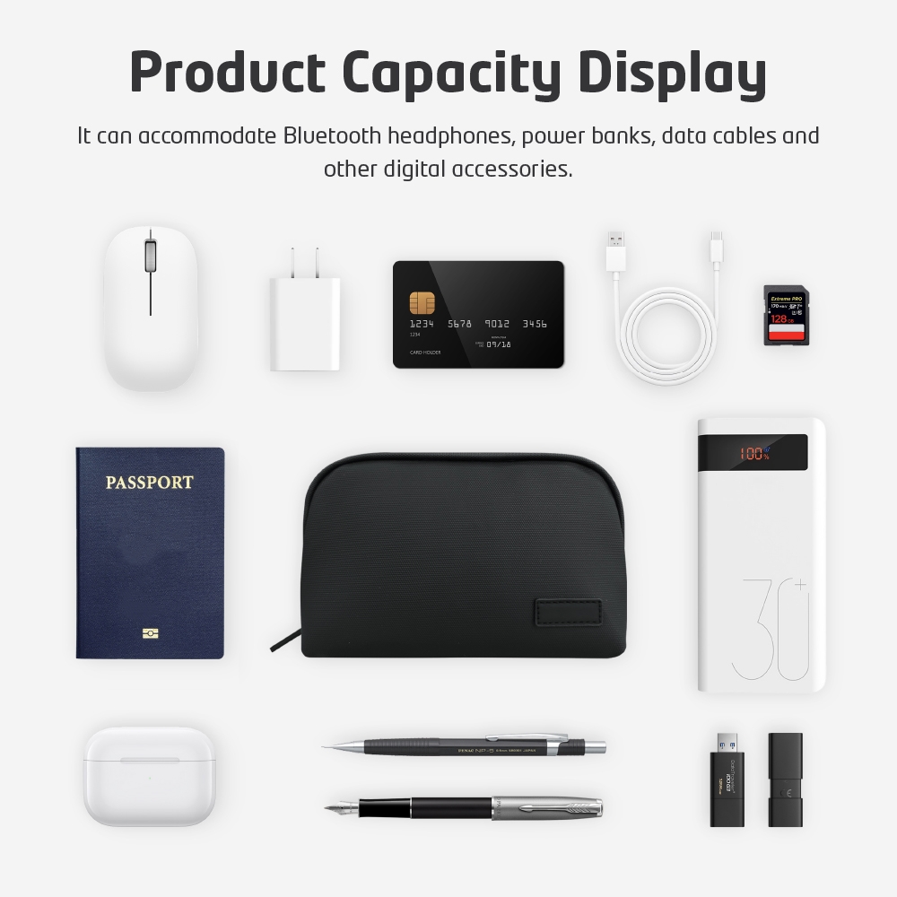 حقيبة تقنية خفيفة الوزن مقاومة - مراجعة Tech Accessories Cheap وسعره
