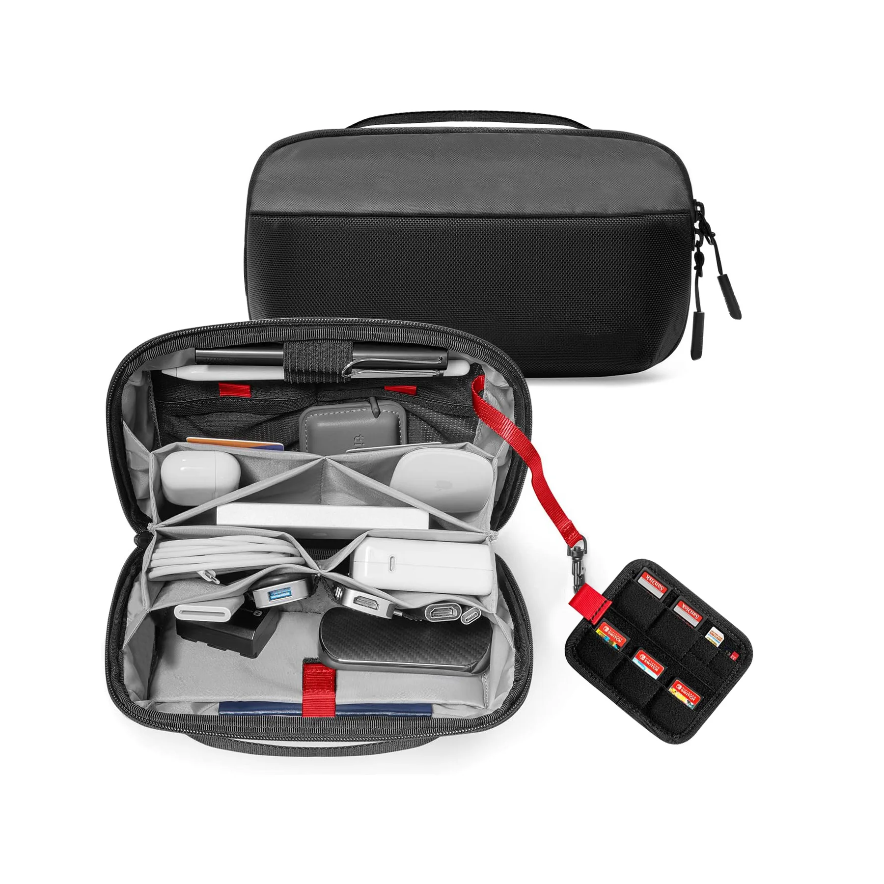 حقيبة تنظيم أدوات السفر، حافظة - مراجعة Tech Accessories Box وسعره