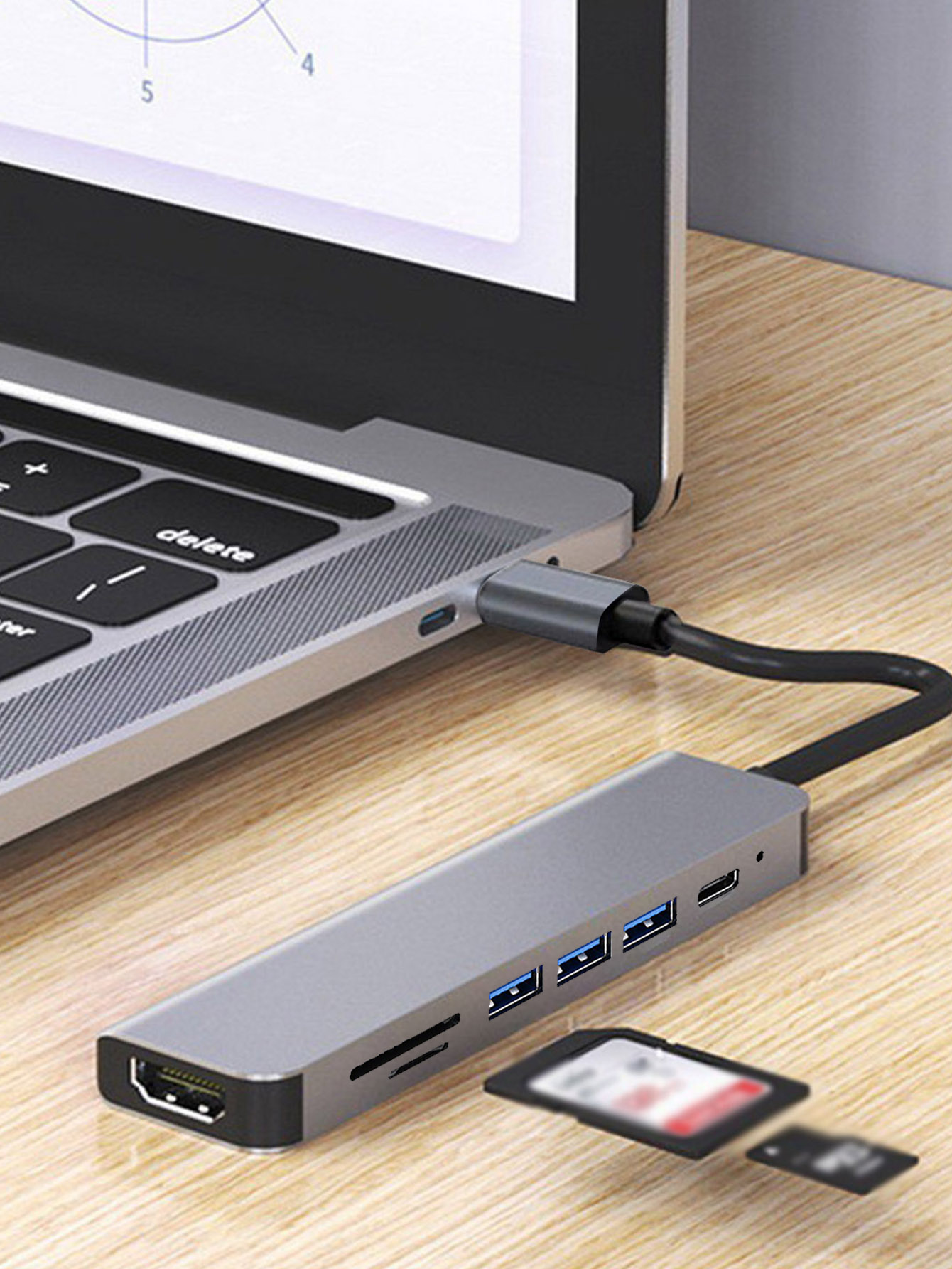 موزع USB متعدد المنافذ 7 في 1  - مراجعة Usb Hub 7 Port وسعره
