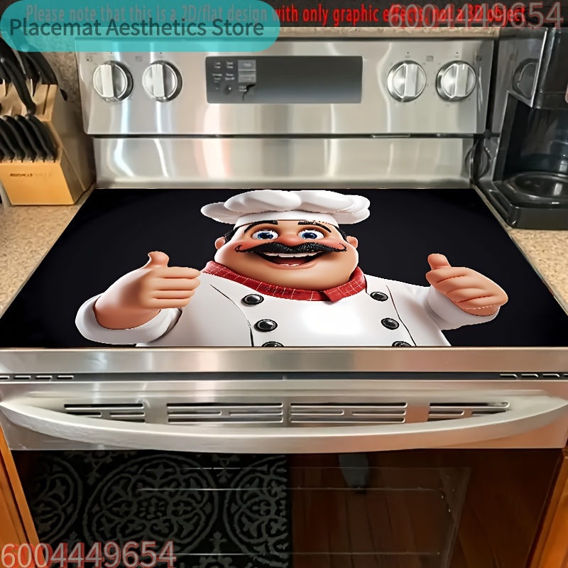 واقي موقد على شكل طاهٍ كرتوني، - مراجعة Tech Table Accessories وسعره
