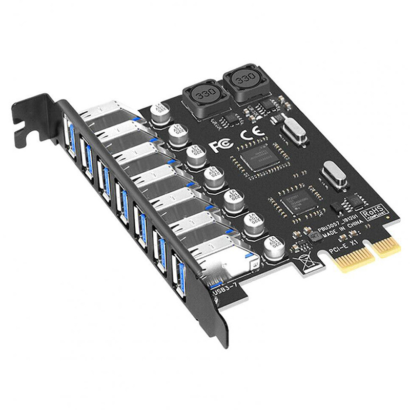 بطاقة توسعة USB 3.2 Gen1 جديدة - مراجعة Usb Hub 7 Port وسعره