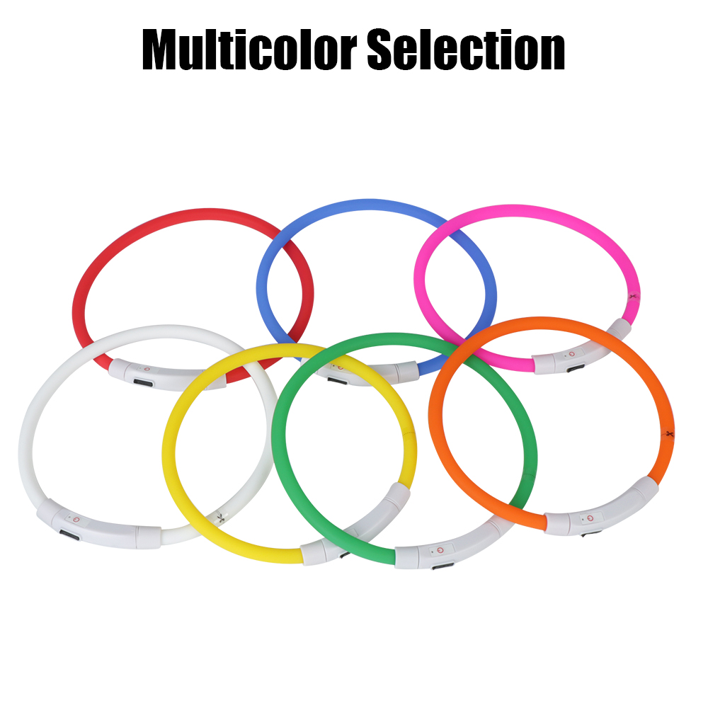LED USB الكلب طوق مع توهج وامض - مراجعة Tech Dog Accessories وسعره