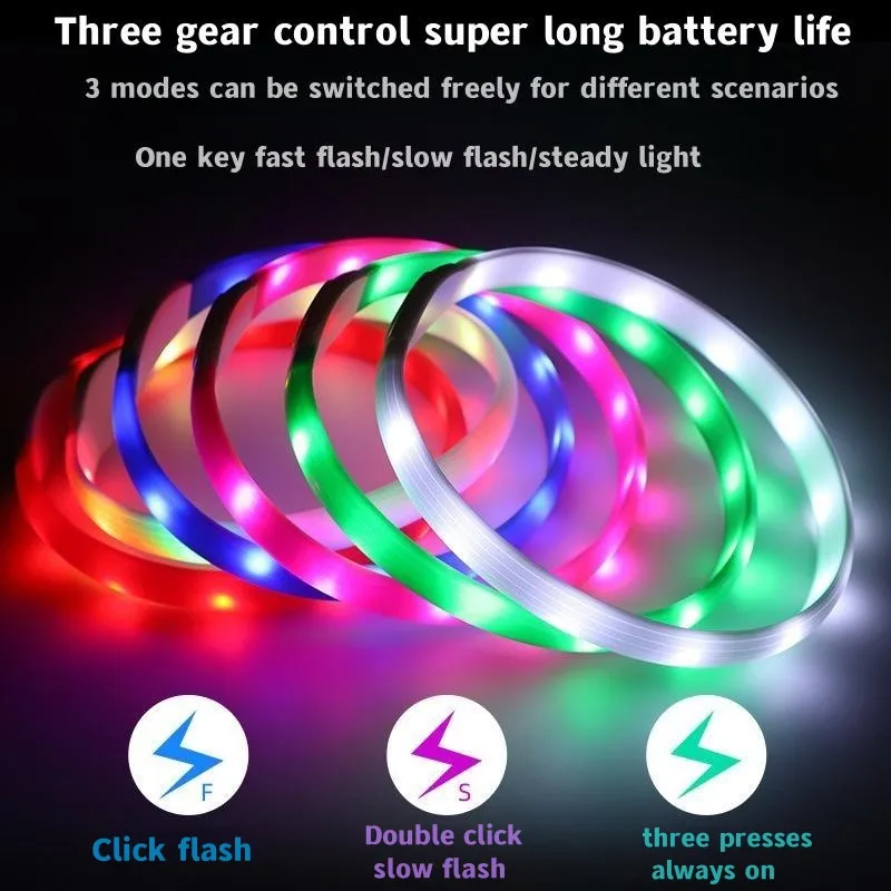 جديد Led مضيئة طوق بكلاب بولي  - مراجعة Tech Dog Accessories وسعره