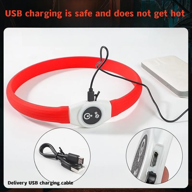 جديد Led مضيئة طوق بكلاب بولي  - مراجعة Tech Dog Accessories وسعره
